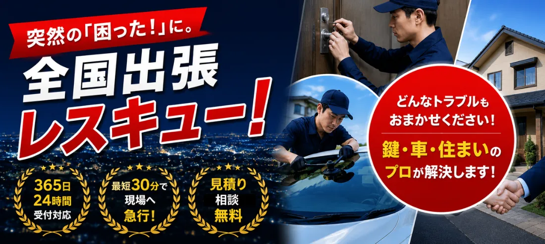 鍵・カー・住まいのSOS